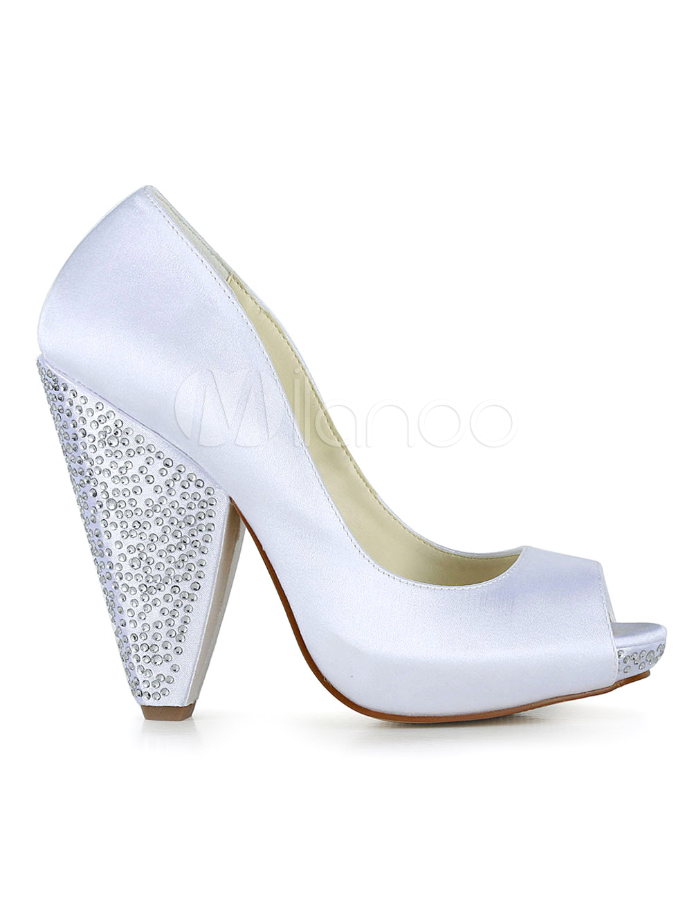 block heel open toe bootie