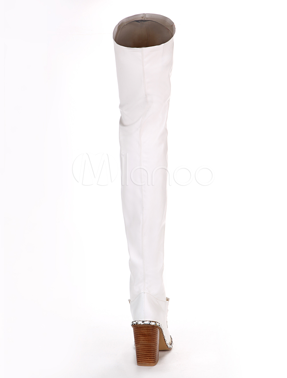 white round toe boots