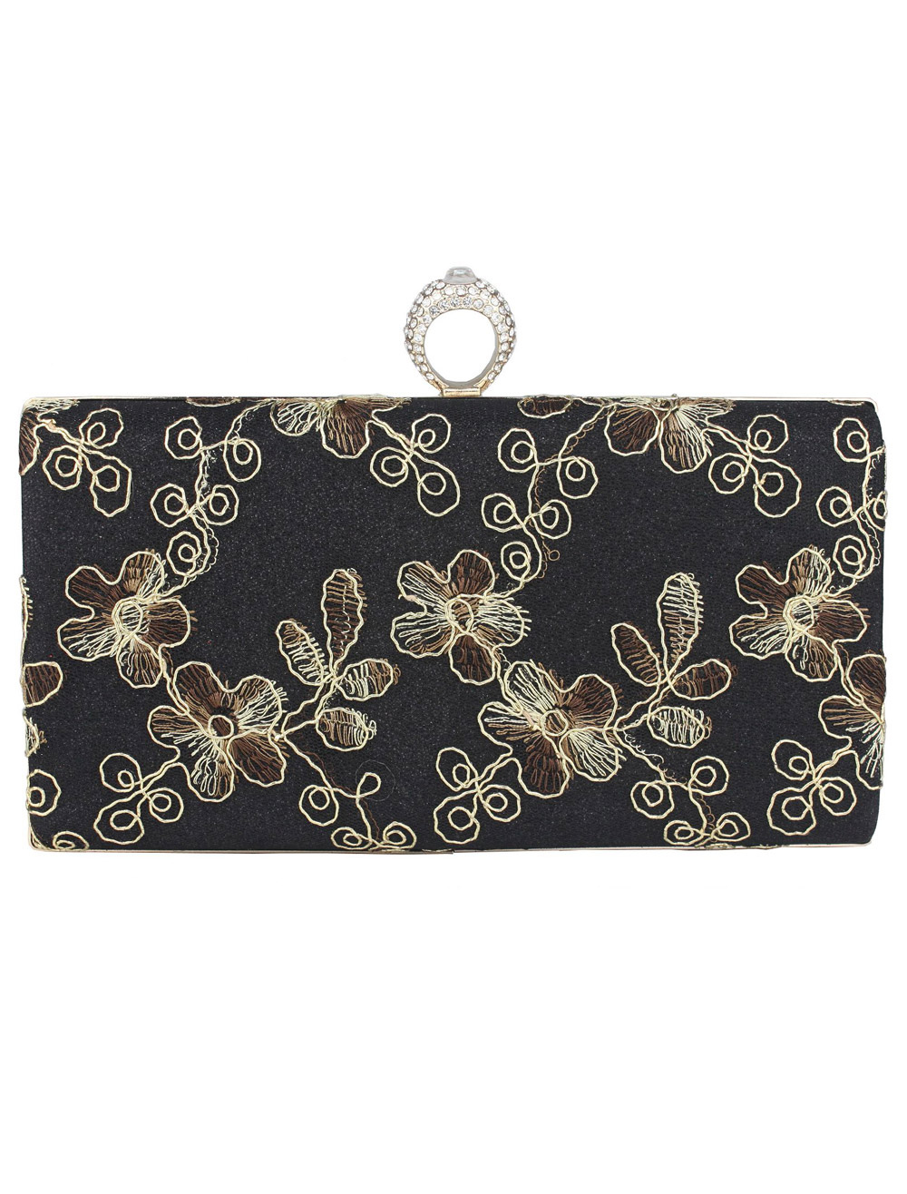 Formal Embroidered Evening Bag for Woman