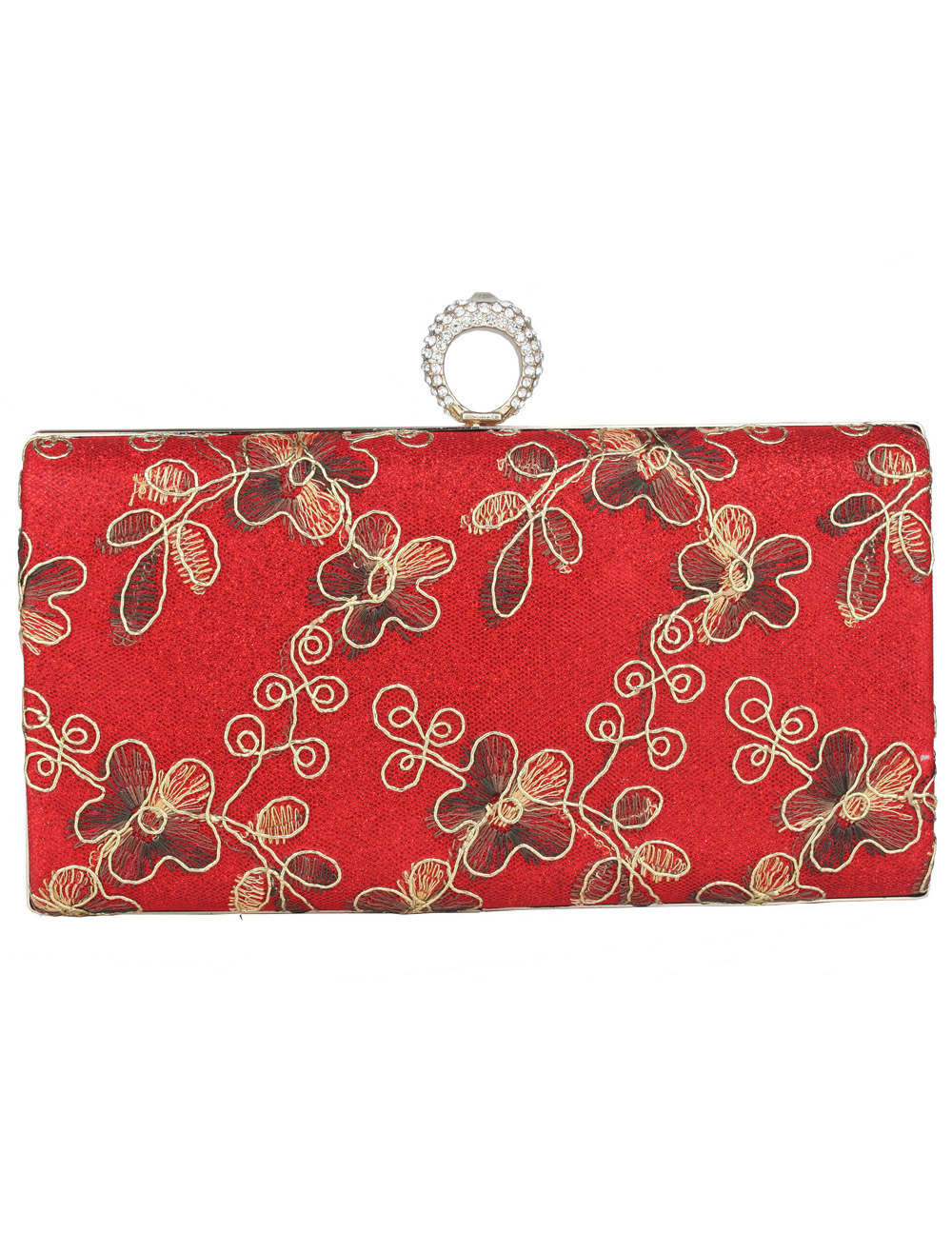 Formal Embroidered Evening Bag for Woman