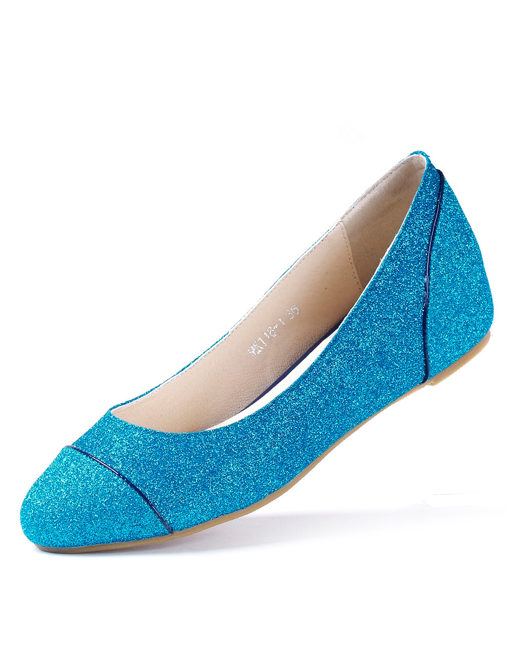 sequin ballet flats