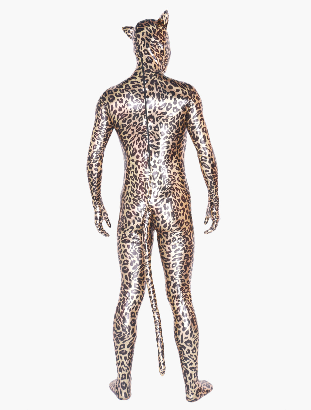 Carnevale Costume cosplay 2023 Leopard Zentai Suit Halloween Shiny