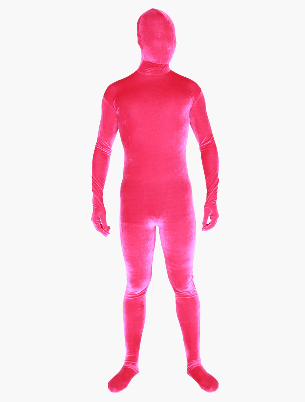 Velvet Zentai Suit Halloween Full Body Unisex Bodysuit Halloween