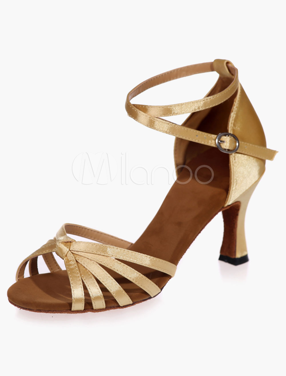 black ballroom heels