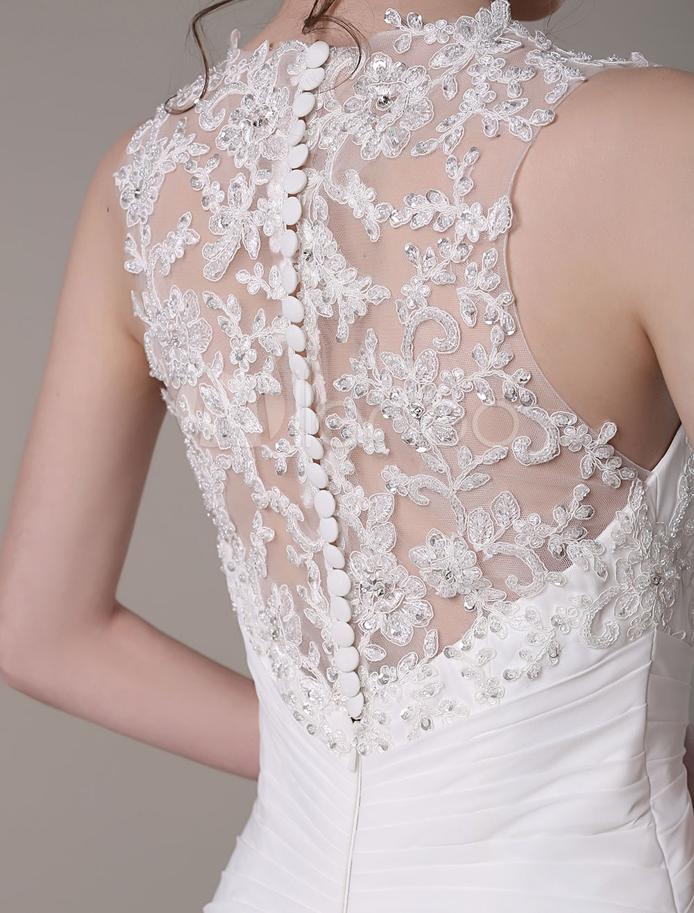 queen anne wedding gown