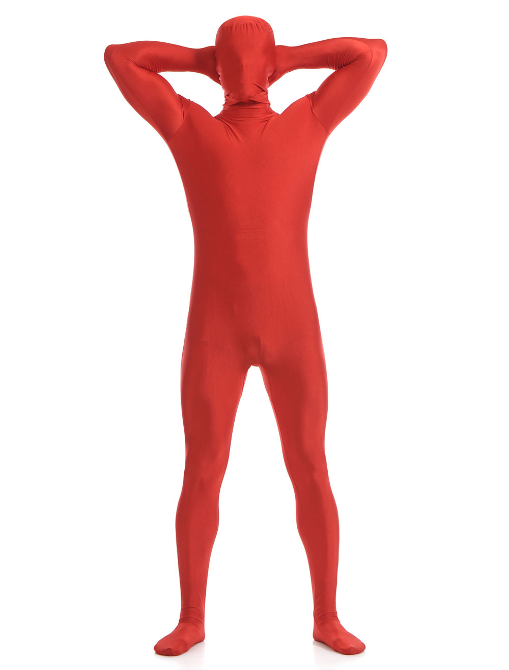 Red Zentai Suit Adults Morph Suit Full Body Lycra Spandex Bodysuit for
