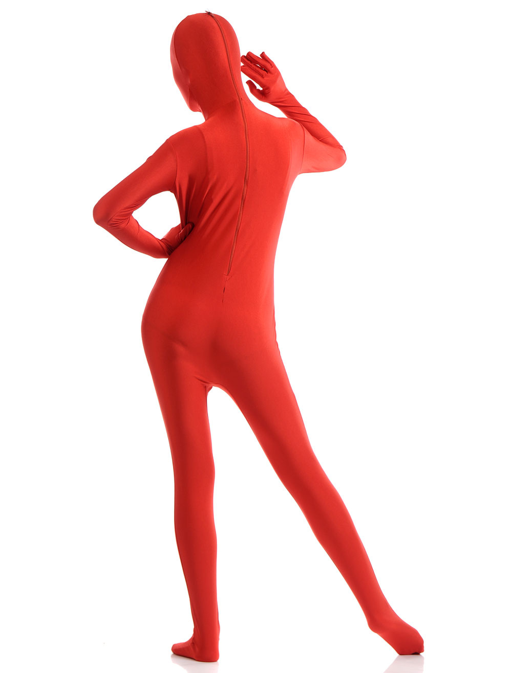 Red Zentai Suit Adults Morph Suit Full Body Lycra Spandex Bodysuit
