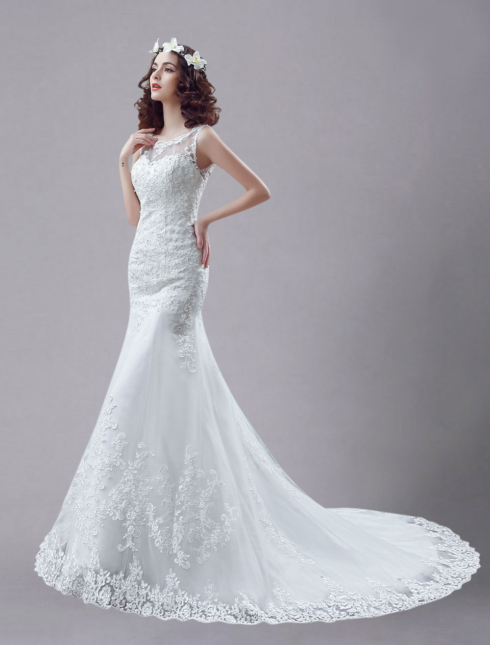 Top White Mermaid Wedding Dresses of the decade Learn more here 