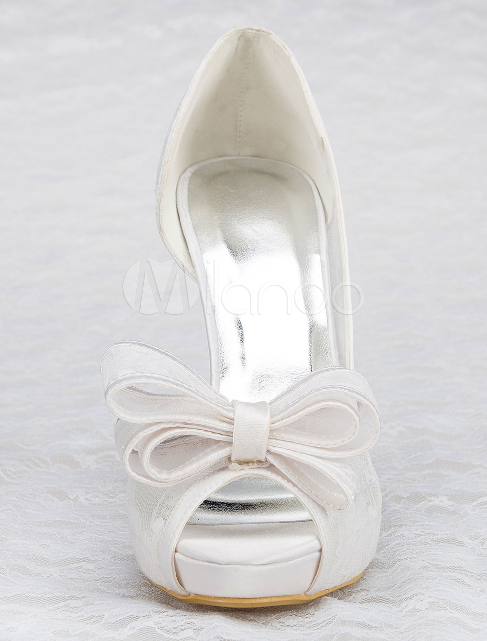 chaussure talon blanche mariage