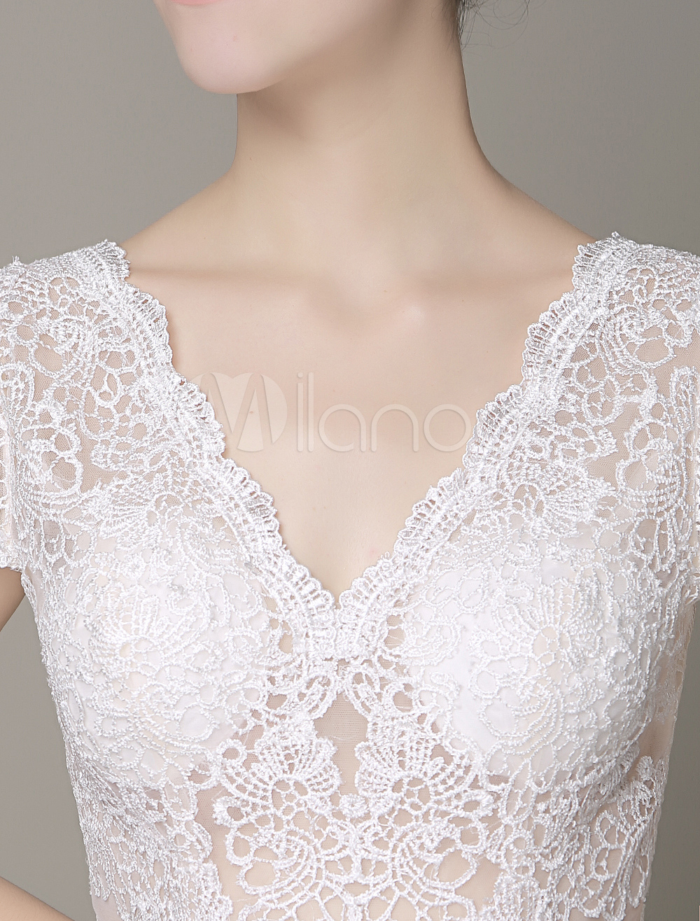 ウェディングドレス 半袖 色 86