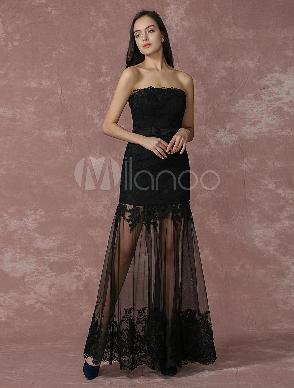 Illusion Neck Appliques Taffeta Short Party Dress With Layered Skirt GM235 main image 1