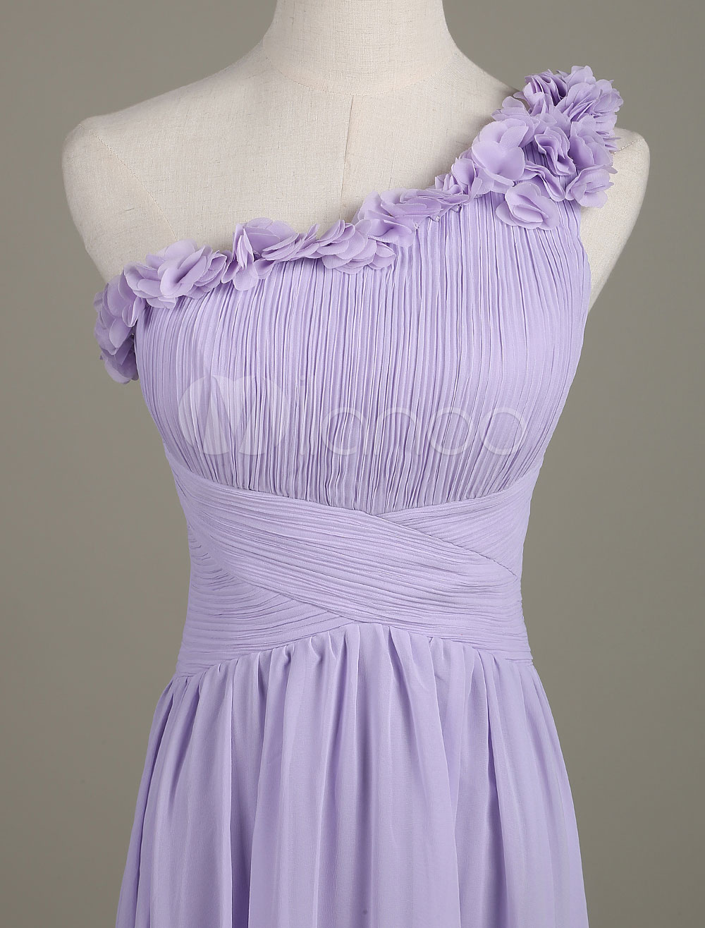 Chiffon A-Line Ruched Cami Strap Bridesmaid Dress  in Pale Blush main image 0
