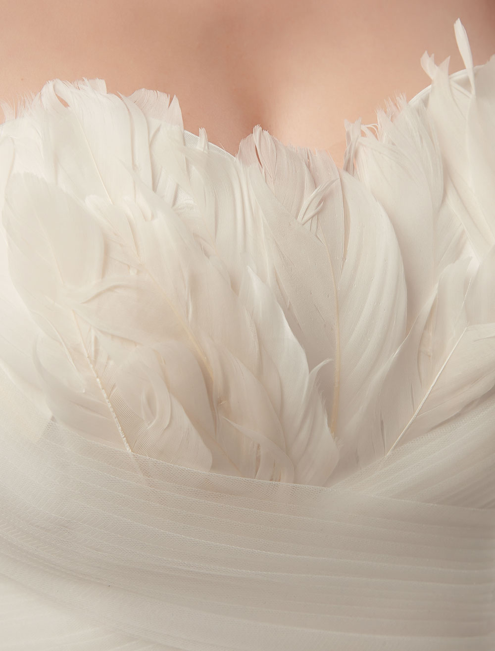 Strapless Wedding Dresses Ivory Sweetheart Neckline Bridal Gown ...