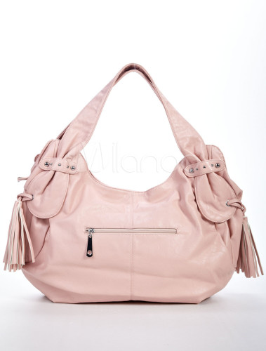 pink color purse