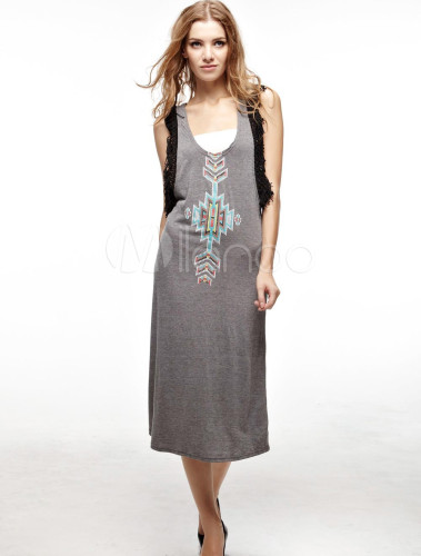 Dark Gray Summer Dresses