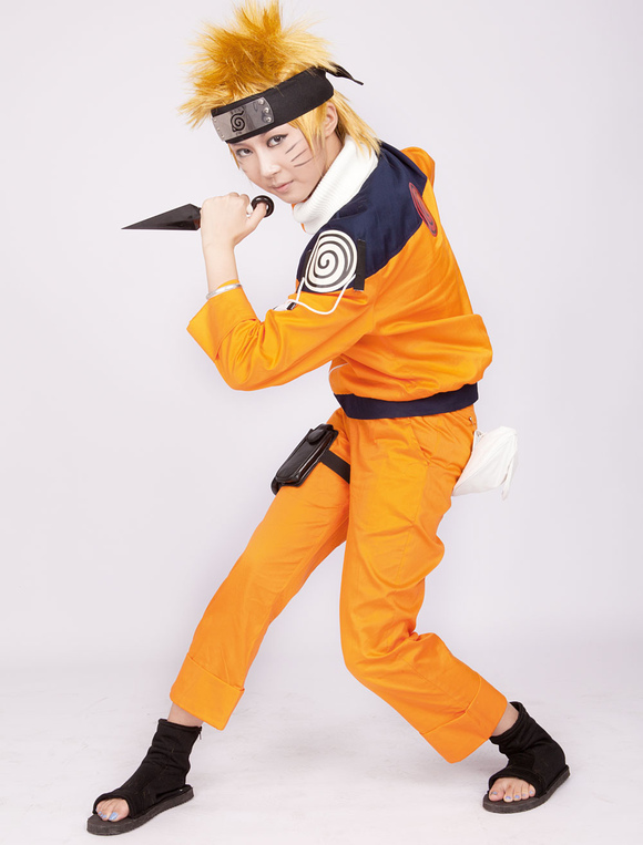 Naruto Costume De Cosplay Uzumaki Naruto Anime Déguisements Halloween