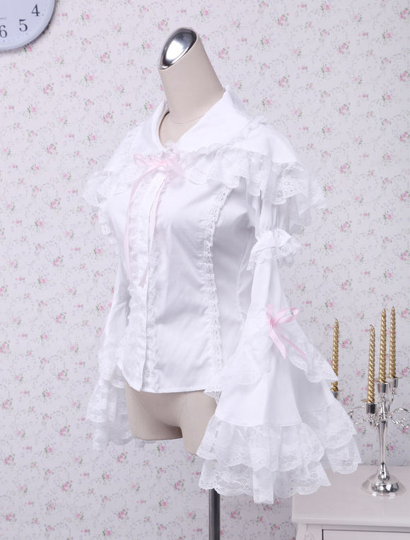 white lolita shirt