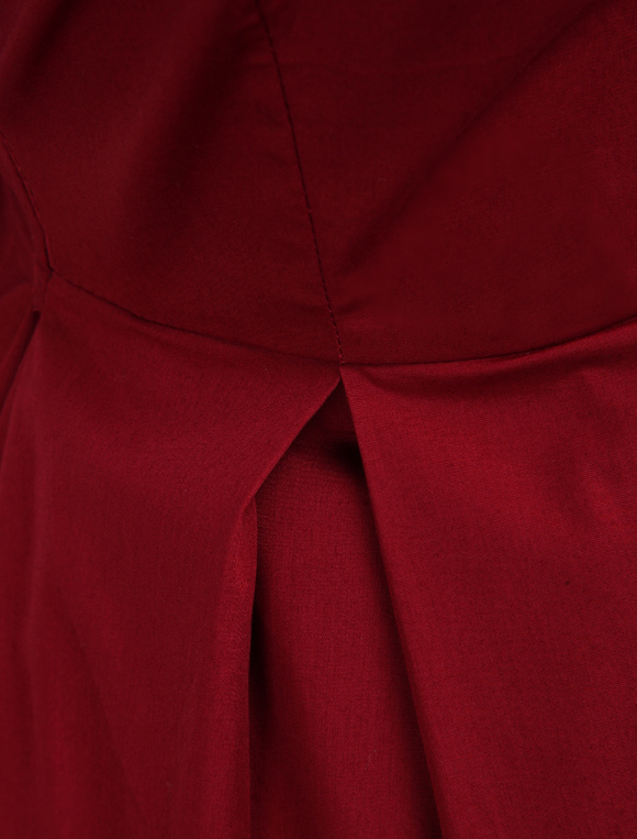 Cotton Red Bow Classic Lolita Dress - Milanoo.com