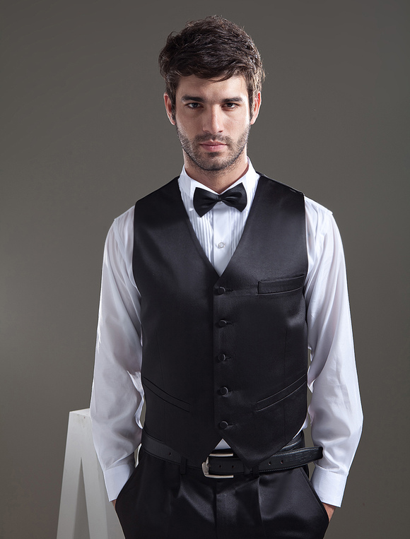 Notched Lapel Worsted Single Button Groom Wedding Suit - Milanoo.com