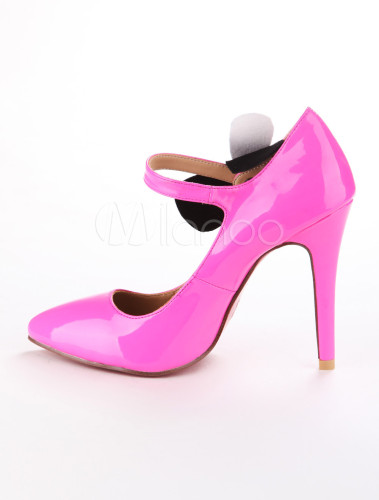 chaussure a talon rose pale