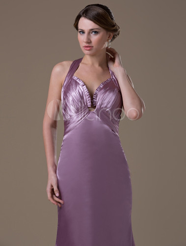 satin maternity gown