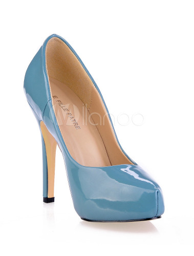 Sky Blue Stiletto Heel Womens Shoes - Milanoo.com