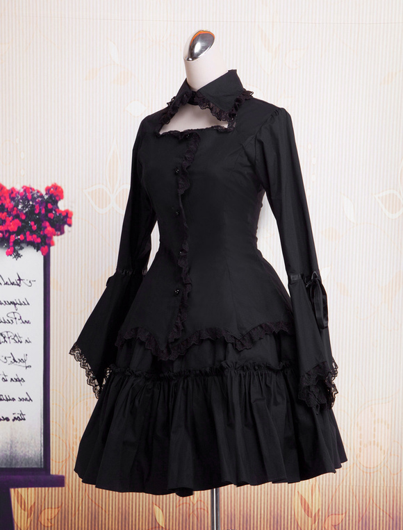 one piece dress with full sleeves