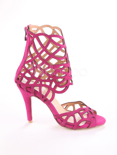 fuchsia gladiator sandals