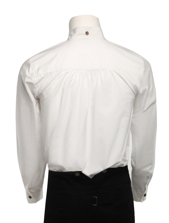 Men's Vintage Costume Victorian White Shirt Retro Costume Top Halloween ...