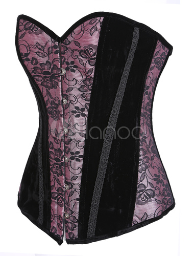 Splicing Strapless Lace Corsets - Costumeslive.com