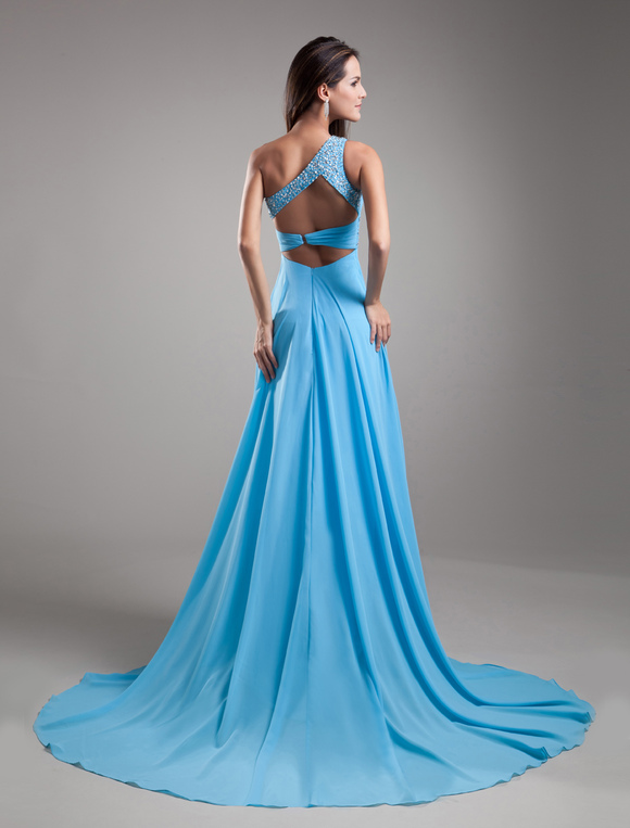 evening gown back design