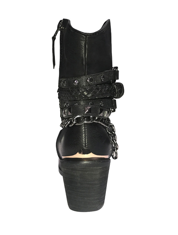 cadenas cortas para mujer botas negras de vaquera sexy botas cortas de mujer con cadenas cortas para mujer botas negras de vaquera sexy botas cortas de mujer con