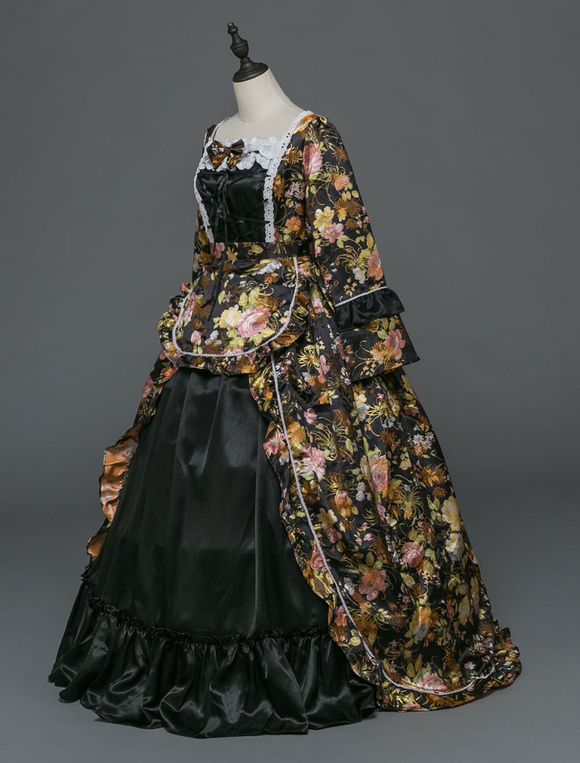 Costumes Costumes | Vintage Costume Halloween Women Rococo Black ...