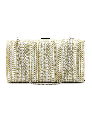 pearl clutch bag