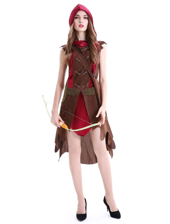 Robin Hood Costume Huntress Archer Women Halloween Costumes - Milanoo.com
