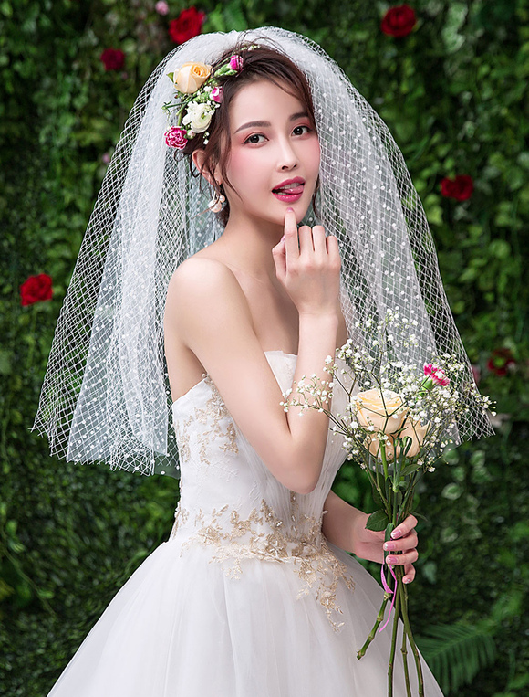 net wedding veil