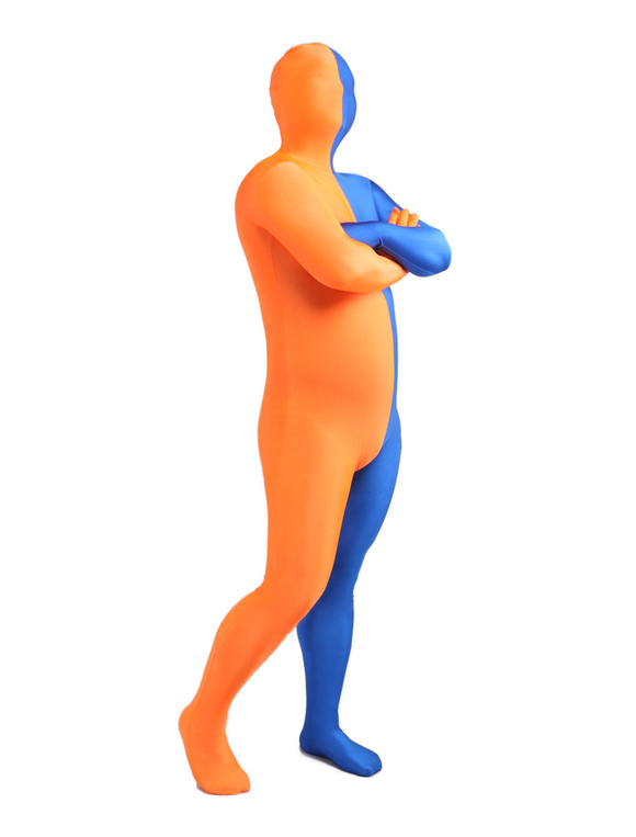Morphsuits Smiffys 'serious fun' Orange Morphsuit Zentai Polyester & Spandex Size M 