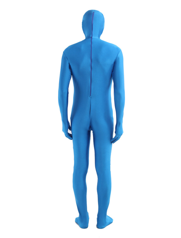 Morph Suit Unisex Blue Lycra Spandex Full Body Zentai Suit Morphsuits ...