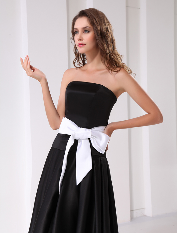 Strapless Knee-Length Prom Dress - Milanoo.com