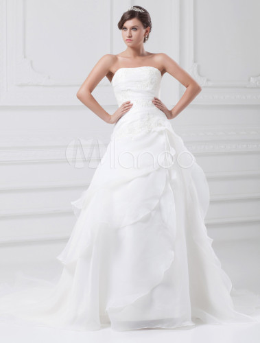 white a-line dress