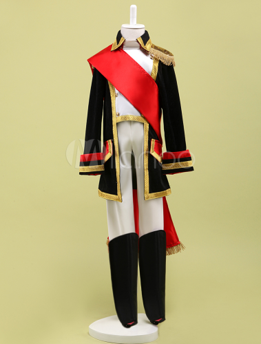 Royal Black Polyester Prince Kids Costume - Milanoo.com