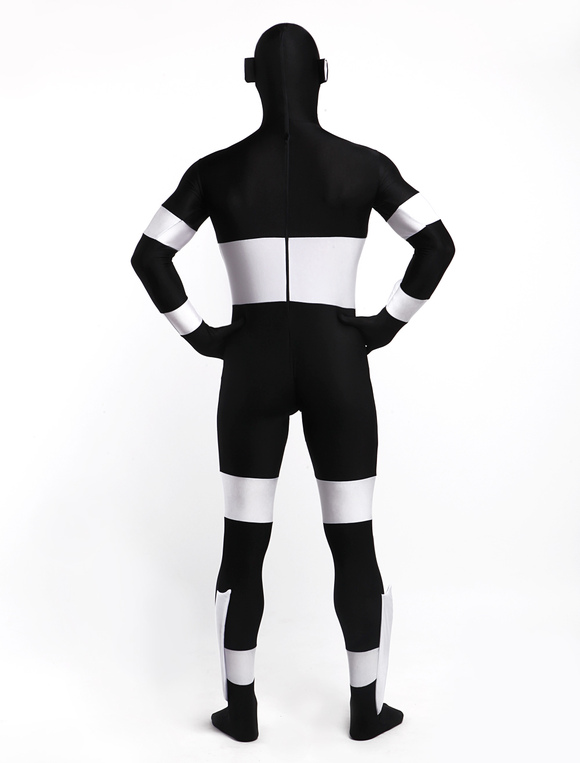 Vivid Unisex Lycra Spandex Two-Tone Power Rangers Full Body Fashionable ...