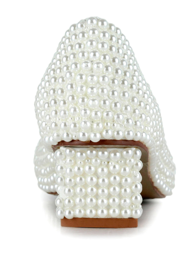 white square toe flats