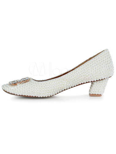 white square toe flats