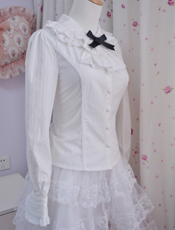 white lolita shirt