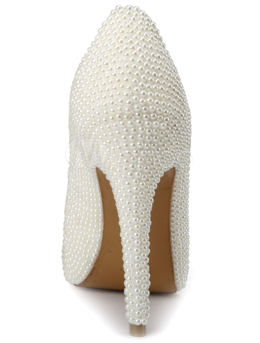 Fabulous White Stiletto Heel Bow Patent PU Women's Peep Toe Shoes ...