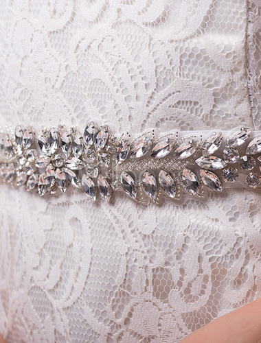 cinturones para vestidos de novia con pedrería - milanoo