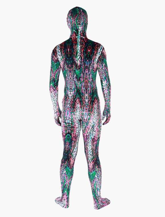 Morph Suit Multi Color Artwork Zentai Suit Full Body Lycra Spandex ...