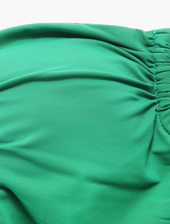 Bandeau Removable Cups Backless One Piece Swimsuit