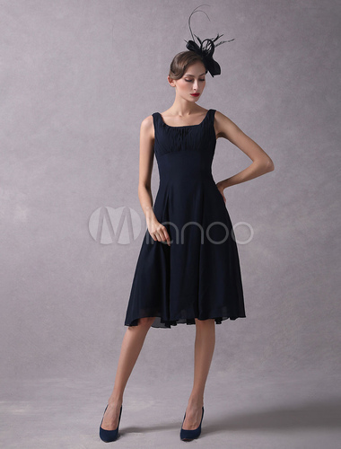 Pleated Cocktail Dress